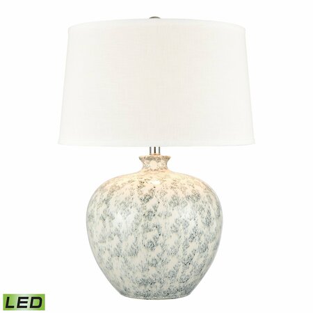 ELK SIGNATURE Zoe 28'' High 1-Light Table Lamp - Light Green - Includes LED Bulb H0019-8068-LED